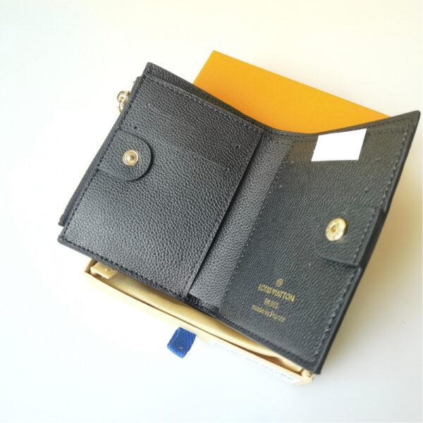 LOUIS VUITTON LISA WALLET BLACK 11.5CM M83365 - Image 8
