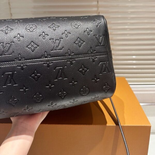 LOUIS VUITTON SPEEDY SOFT BAG MONOGRAM BLACK 30CM - Image 8