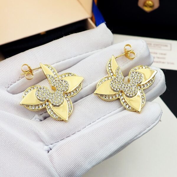 LOUIS VUITTON LV MEDAILLON EARRINGS M01995 - Image 4