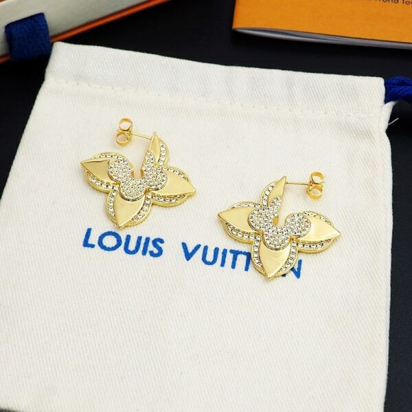 LOUIS VUITTON LV MEDAILLON EARRINGS M01995 - Image 7