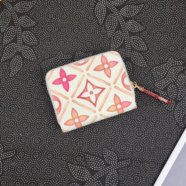 LOUIS VUITTON LV BY THE POOL ZIPPY COIN PURSE CORAL 11CM - Image 3