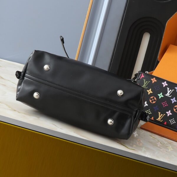 LOUIS VUITTON X TAKASHI MURAKAMI CARRYALL VIBE MM BLACK 29CM M13105 - Image 4