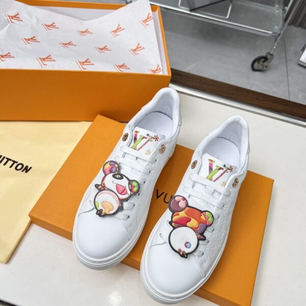 LOUIS VUITTON X MURAKAMI TIME OUT SNEAKER WHITE 1AGZGJ - Image 2