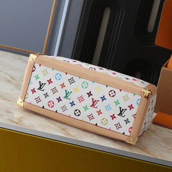LOUIS VUITTON X MURAKAMI ONTHEGO MM MONOGRAM WHITE 35CM M13079 - Image 4
