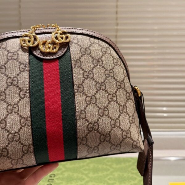 GUCCI OPHIDIA GG SHOULDER GG SUPREME BROWN 23CM 499621 K05NG 001 - Image 3
