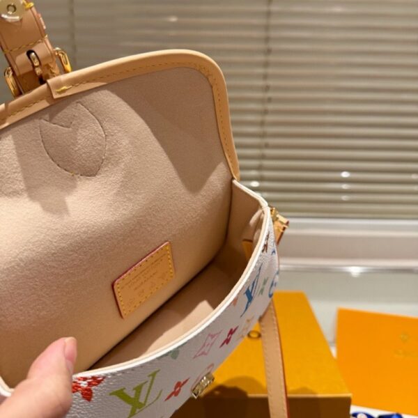 LOUIS VUITTON X TAKASHI MURAKAMI NANO DIANE BAG MULTICOLORE BLANC 19CM M14194 - Image 4