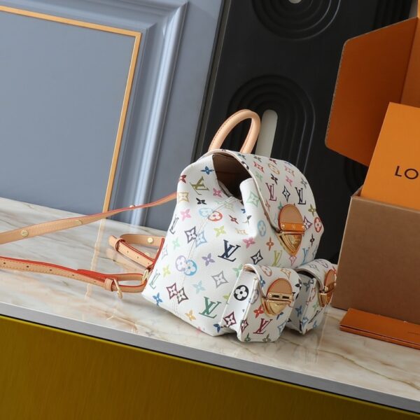 LOUIS VUITTON X TAKASHI MURAKAMI VENICE BACKPACK 26CM M13081 - Image 4