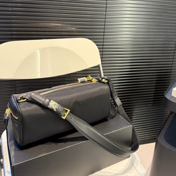 PRADA RE NYLON POUCH BLACK 28CM 1NE058 2C05 F0002 - Image 3