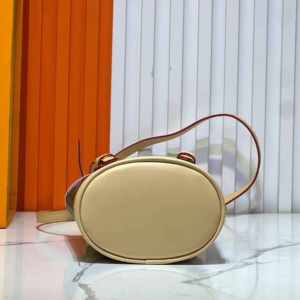 LOUIS VUITTON X MURAKAMI NANO BUCKET MONOGRAM CANVAS SAKURA BROWN 17CM M13417 - Image 6