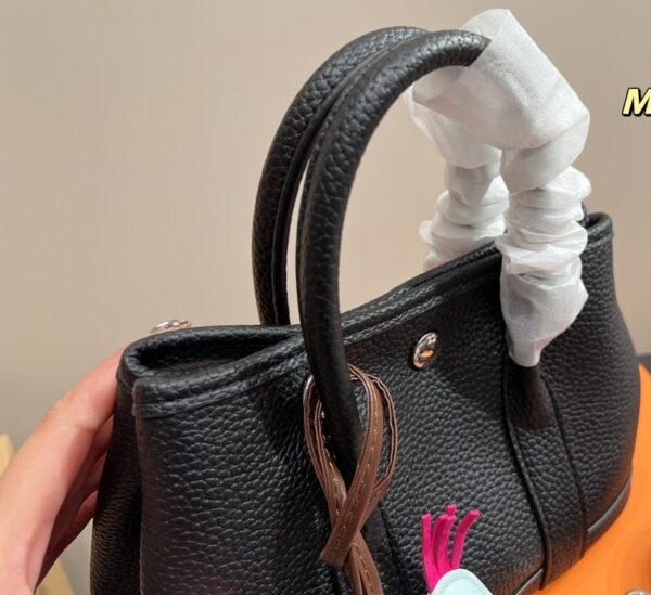 HERMES GARDEN PARTY MINI BLACK 24CM - Image 4