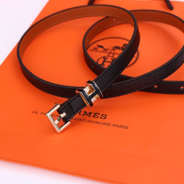 HERMES POP H 15 BELT BLACK 15MM H081087CD89065 - Image 5