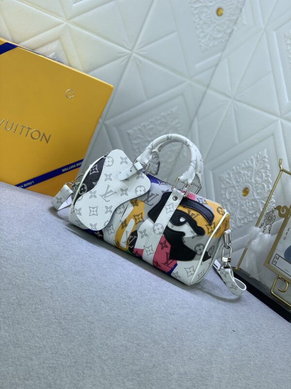 LOUIS VUITTON KEEPALL BANDOULIÈRE 25 MULTICOLOR 25CM M46701 - Image 7