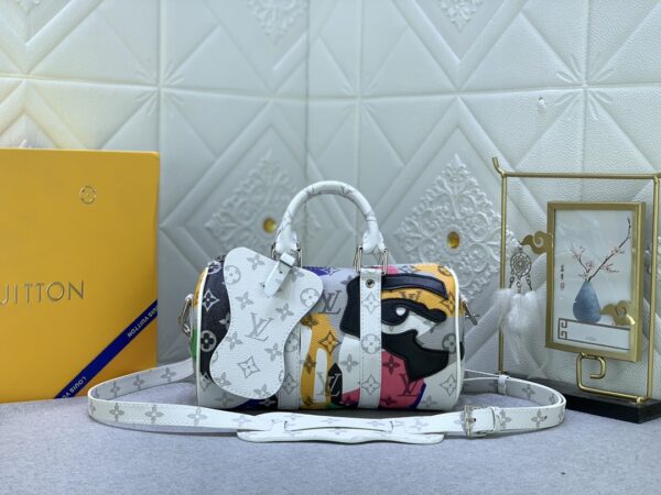 LOUIS VUITTON KEEPALL BANDOULIÈRE 25 MULTICOLOR 25CM M46701 - Image 8