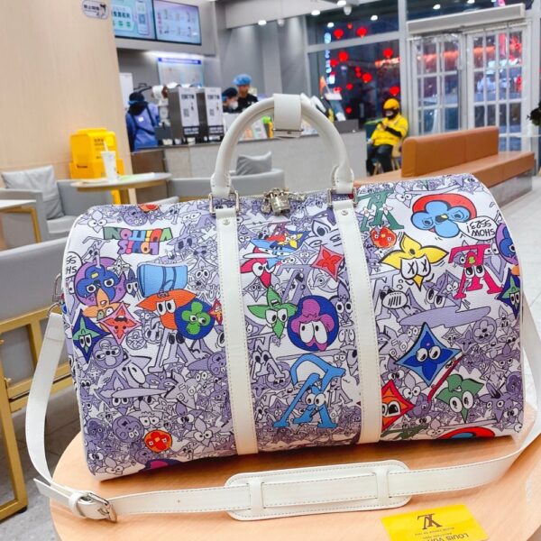 LOUIS VUITTON KEEPALL BANDOULIÈRE 50CM MULTICOLOR 50CM M21863 - Image 3