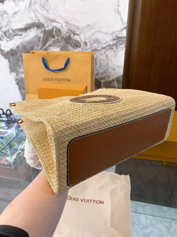 LOUIS VUITTON ONTHEGO MM NATURAL RAFFIA TAN 30CM M24723 - Image 2
