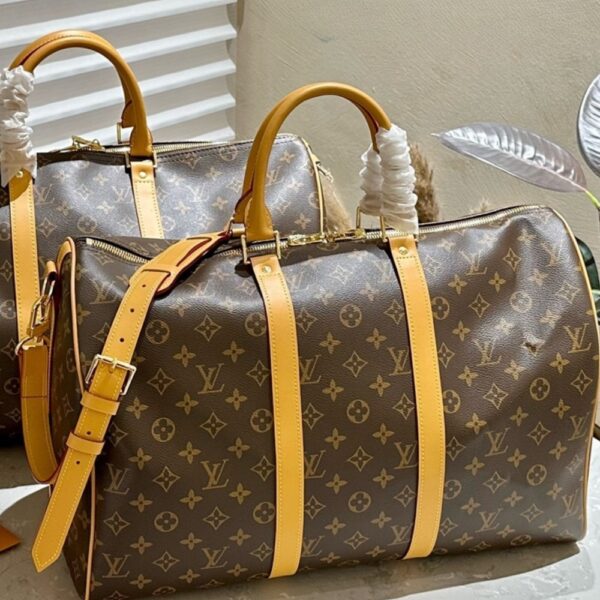LOUIS VUITTON KEEPALL BANDOULIÈRE 50 YELLOW 50CM M46771 - Image 2
