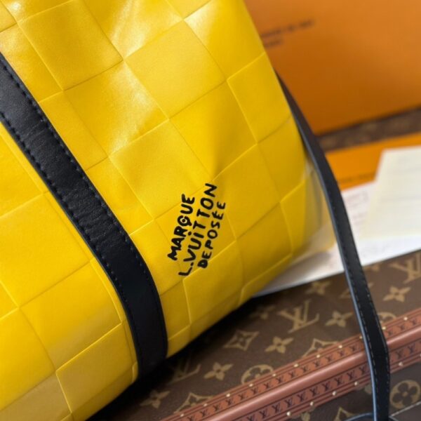 LOUIS VUITTON KEEPALL BANDOULIÈRE 50 YELLOW 50CM M25019 - Image 6