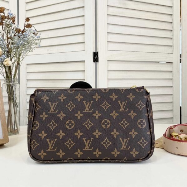 LOUIS VUITTON X TAKASHI MURAKAMI POCHETTE MONOGRAM BROWN 28CM M13440 - Image 6