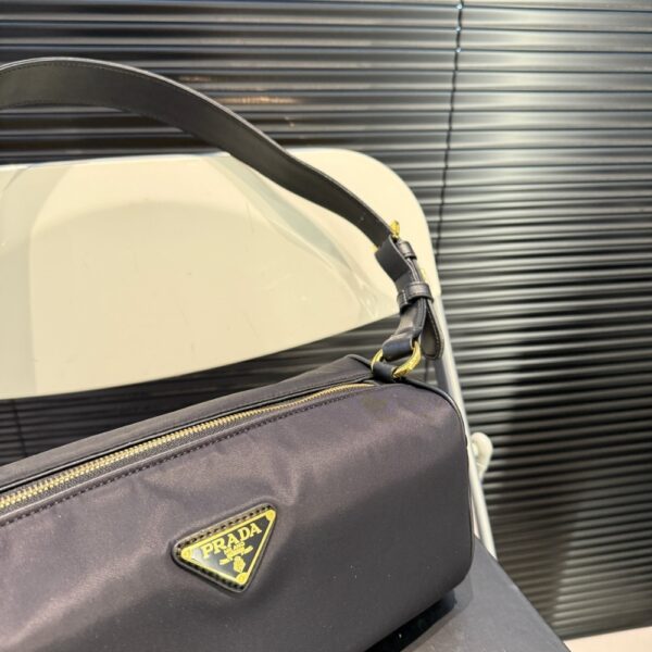 PRADA RE NYLON POUCH BLACK 28CM 1NE058 2C05 F0002 - Image 6