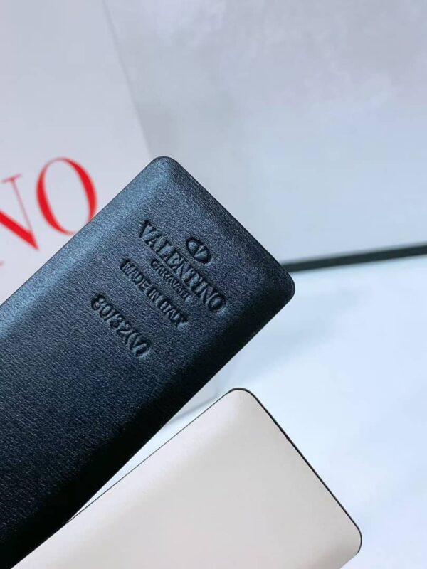 VALENTINO GARAVANI REVERSIBLE BELT WITH SIGNATURE VLOGO WHITE - Image 4